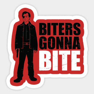 Biters Gonna Bite Sticker